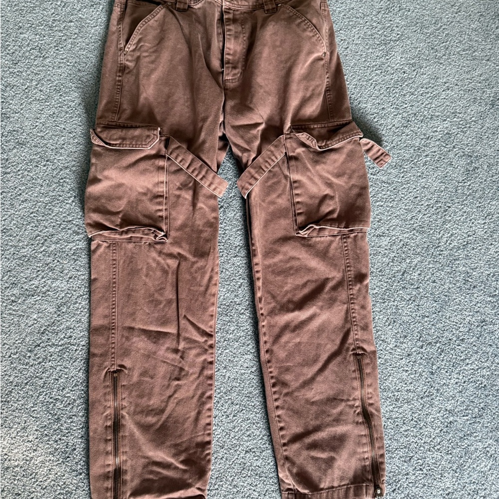 Urban Outfitters Men's Brown Cargo Pants